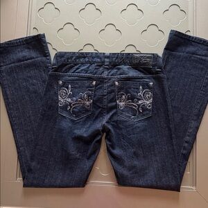 GUESS Women's Daredevil Bootcut Jeans Women’s 31 Rhinestone Pockets